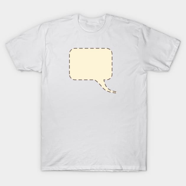 Speech Bubble Graphic T-Shirt by THP Creative